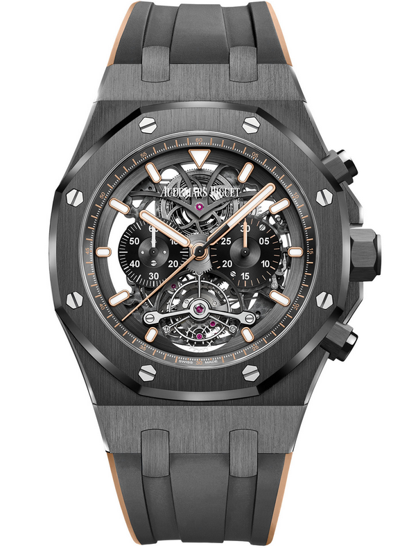 AAA Replica Audemars Piguet Royal Oak Tourbillon Openworked Watch 26343CE.OO.D002CA.04